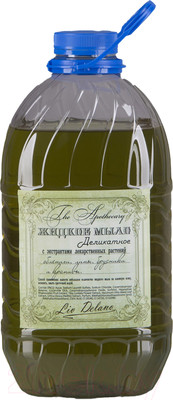 Мыло жидкое Liv Delano Деликатное облепиха липа брусника и крапива (3л)