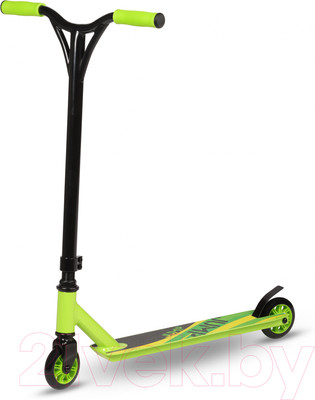 Самокат трюковый Indigo Sport Jump / IN256 (зеленый/черный)