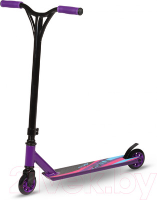 Самокат трюковый Indigo Sport Jump / IN256 (фиолетовый/черный)