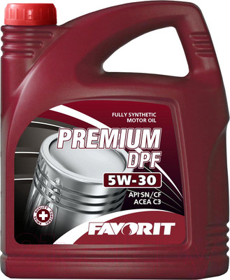 Моторное масло Favorit Premium DPF 5W30 SN/CF / 57545 (5л)