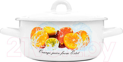 Кастрюля ЭСТЕТ Цитрусовый фреш / ЭТ-72461