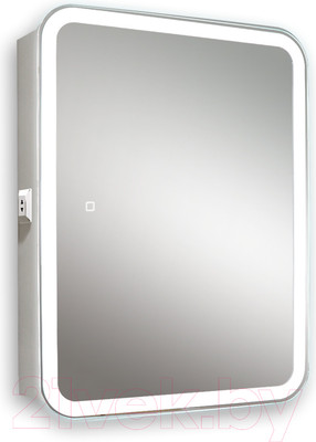Шкаф с зеркалом для ванной Silver Mirrors Фиджи Flip 60 / LED-00002472