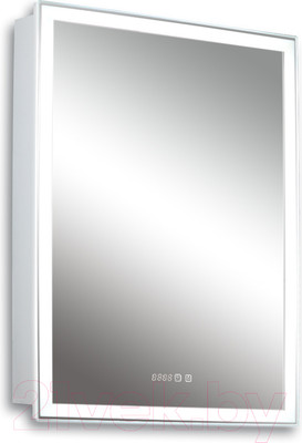 Шкаф с зеркалом для ванной Silver Mirrors Киото 50 / LED-00002356