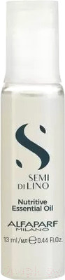 Масло для волос Alfaparf Milano Semi Di Lino Moisture Dry Hair эфирное питательное  (13мл)