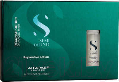 Лосьон для волос Alfaparf Milano Semi Di Lino Reconstruction Damaged Hair восстанавливающий (6x13мл)