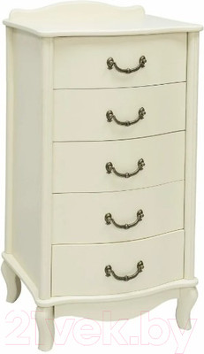 Комод Мебелик Джульетта узкий 5 ящиков (дуб шампань)