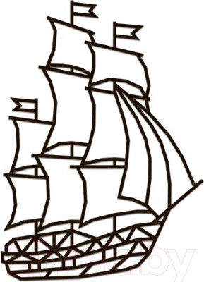 Декор настенный EWA Корабль