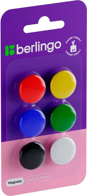 Набор магнитов Berlingo SMm_02010 (6шт, ассорти)