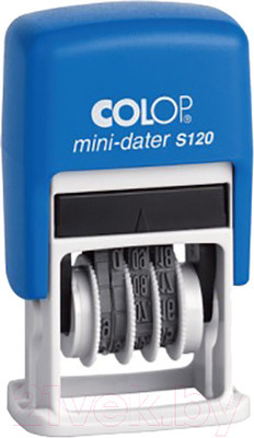 Датер Colop 3.8мм / S 120/BL