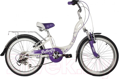 Детский велосипед Novatrack Butterfly 0SH6V.BUTTERFLY.VL22