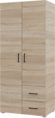 Шкаф Горизонт Мебель Victor 2ств 2ящ (дуб сонома)