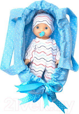 Пупс Пластмастер Гриша в переноске / 10357