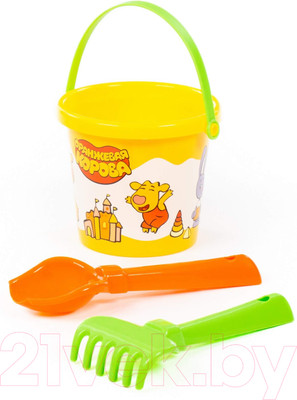 Набор игрушек для песочницы Полесье Оранжевая корова / 83159