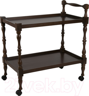 Сервировочный столик Мебелик Бридж (средне-коричневый)