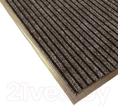Коврик грязезащитный Kovroff Барьер ребристый 50x80 / 21403 (коричневый)