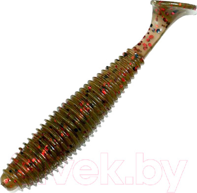 Мягкая приманка Русская Фишка АК 5255 (4шт, олива)