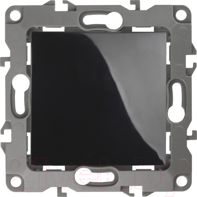 Клавиша для выключателя ЭРА 12-1111-06 / Б0047835 (черный)