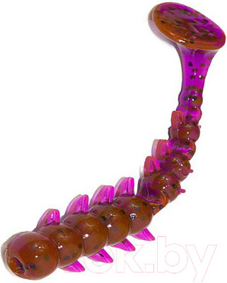 Мягкая приманка Русская Фишка Сатана 5523 (3шт, малинка)