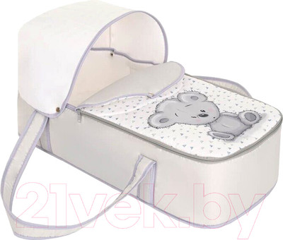 Люлька-переноска Bambola Медвежонок / 7709 (серый)