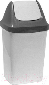 Контейнер для мусора Idea Свинг / М2463 (25л, мраморный)