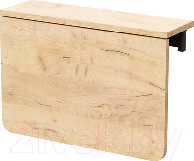 Стол-книга Millwood Мини-книжка 162-525x600x200 (дуб золотой крафт/металл черный)