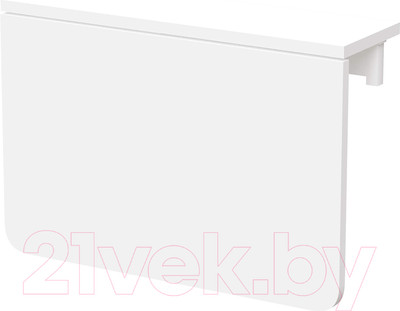 Стол-книга Millwood Мини-книжка 162-525x600x200 (белый/металл белый)