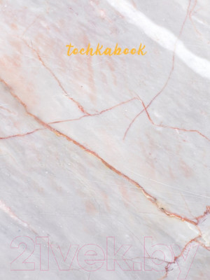 Записная книжка Проф-Пресс Точкабук. Medium. Мрамор розовый / 4620129726771