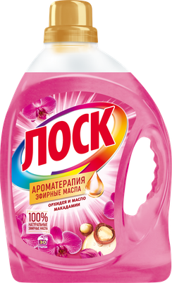 Гель для стирки ЛОСК Ароматерапия Орхидея и Масло Макадамии (2.19л)