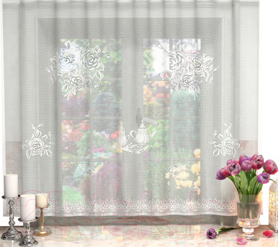 Гардина Лента м277 (165x220, белый)