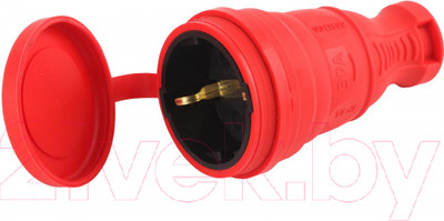 Розетка ЭРА R8-RED-IP44 / Б0044548
