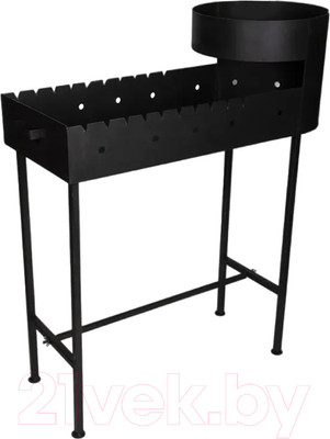 Мангал Grand Metall Invest разборный 3мм (12л, с подказанником)