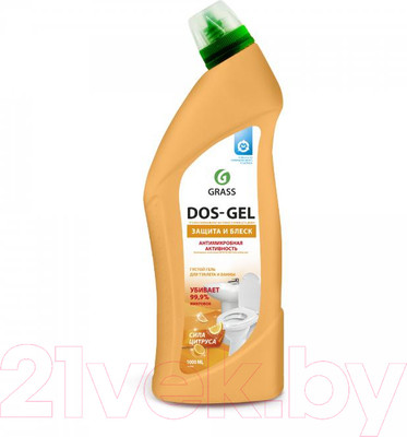 Чистящее средство для ванной комнаты Grass Dos Gel Сила цитрусов (750мл)
