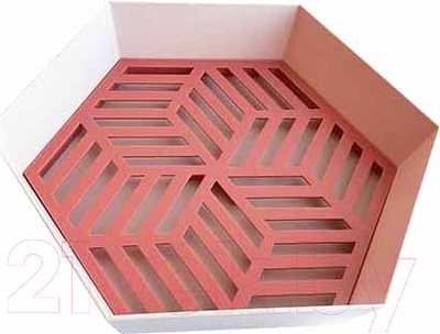 Фруктовница MONAMI 6559 (светло-розовый)