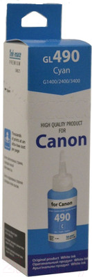 Контейнер с чернилами White Ink G1400/2400/3400 Cyan (70мл)