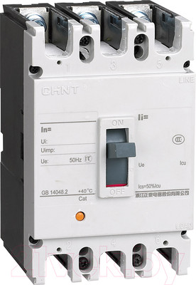 Выключатель автоматический Chint NM1-125S 3P 25А 25kА