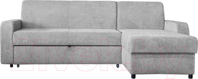 Диван угловой Домовой Норманн 4УС (Santos Light Grey)