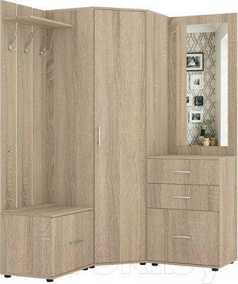 Секция в прихожую Интермебель Визит-2 (дуб сонома)