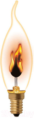 Лампа Uniel IL-N-CW35-3/RED-FLAME/E14/CL / UL-00002982