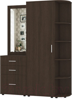 Секция в прихожую Интермебель Визит-3 (дуб венге)