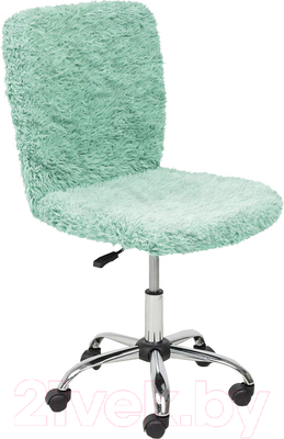 Кресло офисное AksHome Fluffy (искусственный мех мятный)
