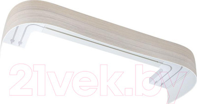 Карниз для штор LEGRAND Галант 7см 2П 2.0 / 58064886 (дуб натуральный)