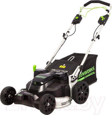 Газонокосилка аккумуляторная Greenworks GC82LM61S TwinForce самоходная, бесщеточная 82V 61см / 2515607 (без АКБ и ЗУ)