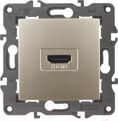 Розетка ЭРА Elegance 14-3114-04 / Б0034335 (шампань)