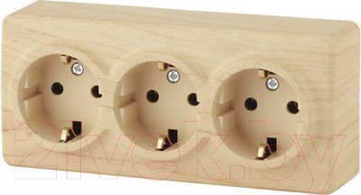 Розетка ЭРА Эксперт 11-2208-11 / Б0020702 (сосна)