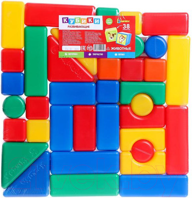 Развивающая игра Zabiaka Кубики. Животные / 5416433