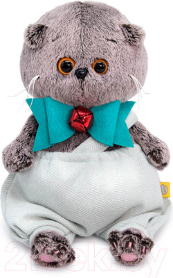 Мягкая игрушка Budi Basa Басик в шортиках и банте с колокольчиком / BB-076