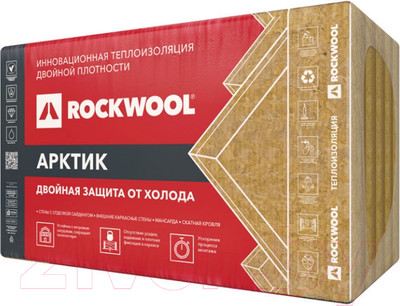 Минеральная вата Rockwool Арктик Лайт Баттс Д Экстра 1000x600x100 (упаковка)