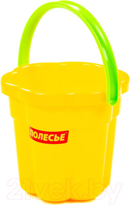 Ведерко для игры в песочнице Полесье Цветок / 3256