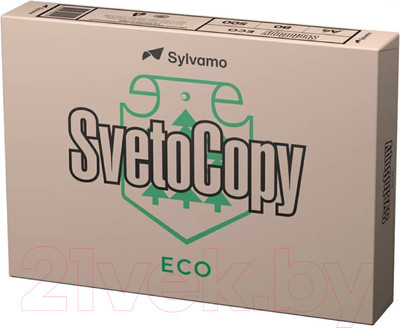 Бумага SvetoCopy ECO A4 (80г/м2, 500л)