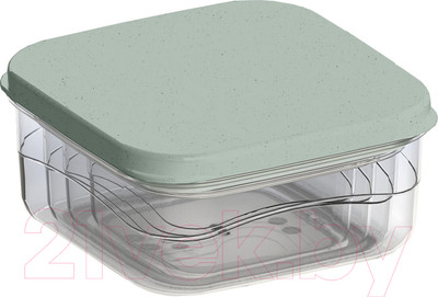 Набор контейнеров Бытпласт 433124436 (4шт, зеленый флэк)